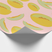 Honeydew Melons Fruit Pattern Cadeaupapier (Hoek)
