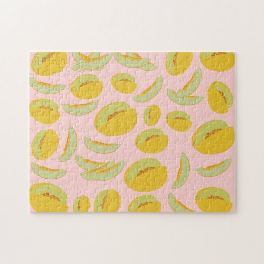 Honeydew Melons Fruit Pattern Legpuzzel (Horizontaal)