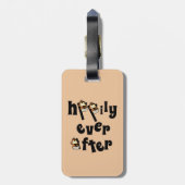 Honeymoon Bagagelabel (Achterkant verticaal)