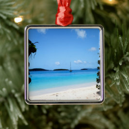 Honeymoon Bay (St. Thomas, USVI) Metalen Ornament