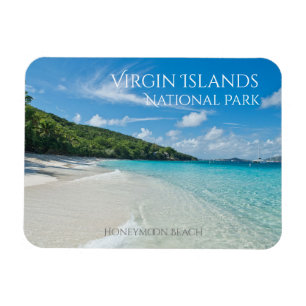 Honeymoon Beach, St. John Island, Maagdeneilanden Magneet