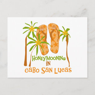Honeymoon Cabo San Lucas T-shirts en cadeautjes Briefkaart
