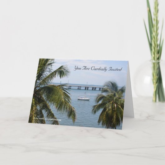 Honeymoon/Cash Shower Uitnodiging (Voorkant)