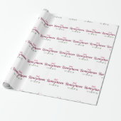Honeymoon Couple Design Honeymoon Vibes Cadeaupapier (Uitgerold)