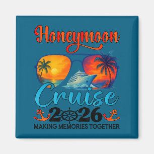 Honeymoon Cruise 2026 Net Getrouwd Grafische Kunst Magneet