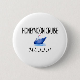 Honeymoon Cruise Ronde Button 5,7 Cm