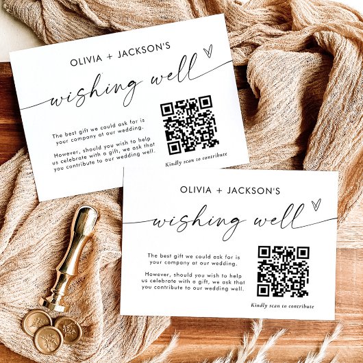 Honeymoon Fund Kaart | QR Code Cash App Fund