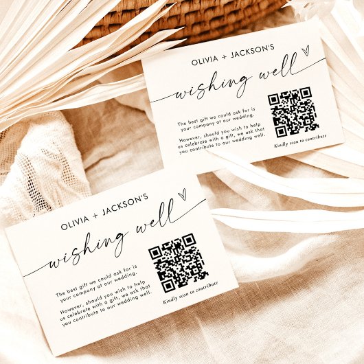 Honeymoon Fund Kaart | QR Code Cash App Fund