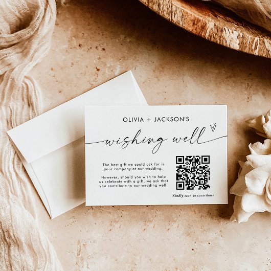 Honeymoon Fund Kaart | QR Code Cash App Fund