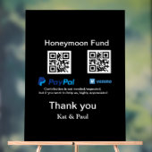 Honeymoon Fund PayPal Venmo QR code Merci (Neutre)