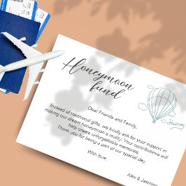 Honeymoon Fund QR Code Reisfonds Aanvraag Gift Informatiekaartje