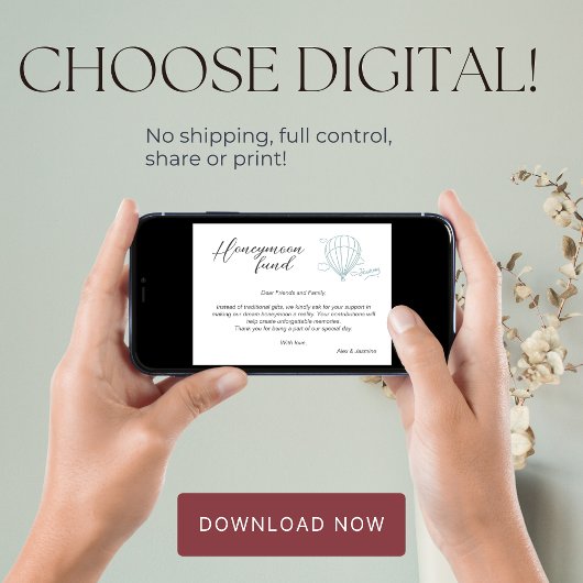 Honeymoon Fund QR Code Reisfonds Aanvraag Gift Kaart