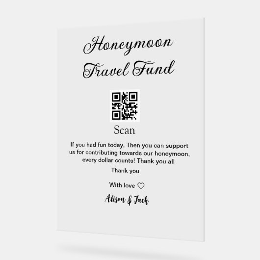 Honeymoon fund scan QR codeadd name  (Angle)