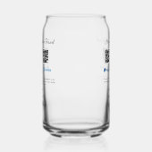 Honeymoon fund venomo paypal donatie Q R paar Blikvorm Glas (Rechts)