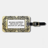 Honeymoon gepersonaliseerde foto Bagagelabel (Voorkant horizontaal)