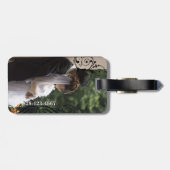 Honeymoon gepersonaliseerde foto Bagagelabel (Achterkant horizontaal)