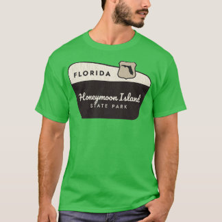 Honeymoon Island State Park Florida Welkomstbord T-shirt