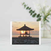 Honeymoon op Bali Briefkaart (Staand voorkant)