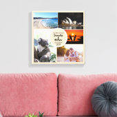 Honeymoon Photo Collage Canvas Afdruk (Insitu (Woonkamer))