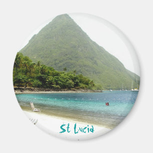 Honeymoon, Saint Lucia Magnet Magneet