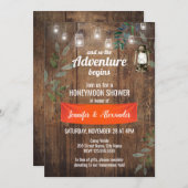 Honeymoon Shower Kaart (Voorkant / Achterkant)