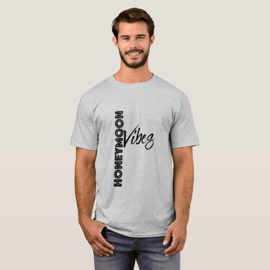 Honeymoon Vibes Classy T-shirt (Voorkant volledig)