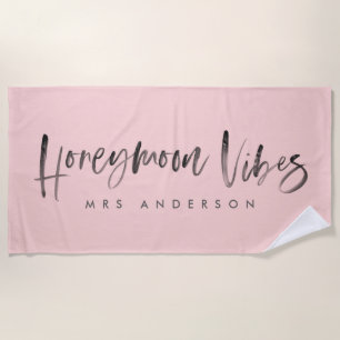 Honeymoon vibes strandlaken