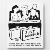 Honeymoon Wedding Night for Bride & Groom Fotoplaat (Voorkant)