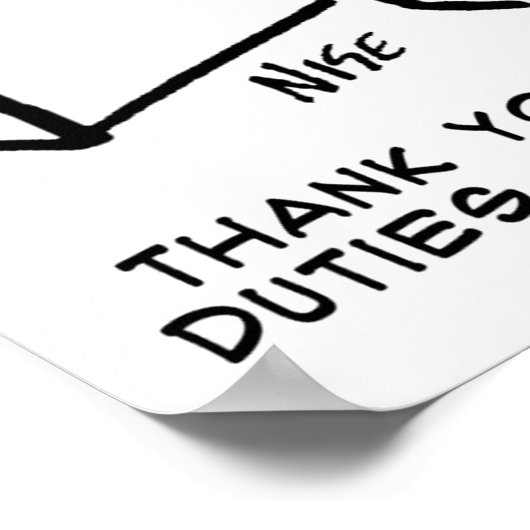 Honeymoon Wedding Night for Bride & Groom Poster (Hoek)