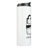 Honeymoon Wedding Night for Bride & Groom Thermosbeker (Gedraaid links)