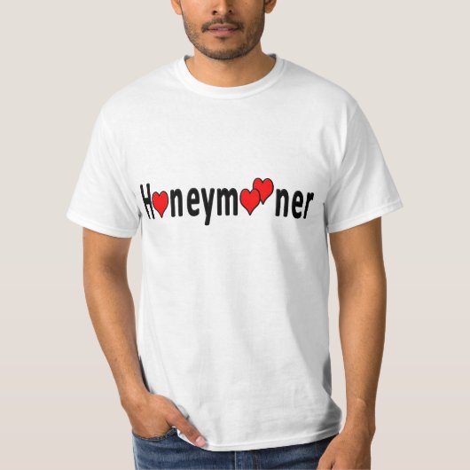 Honeymooner Hearts T-shirt (Voorkant)