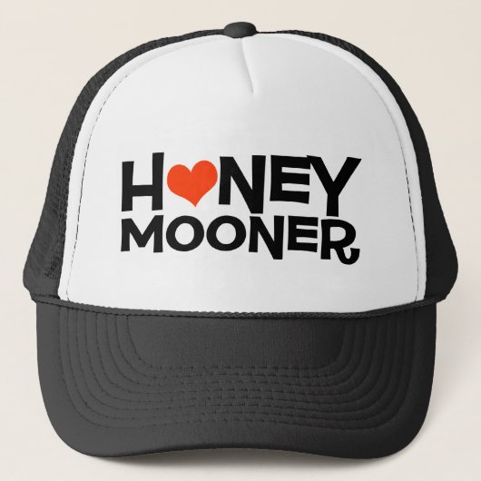 Honeymooner met Heart Trucker Hat Pet (Voorkant)