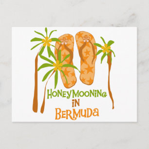 Honeymooning in Bermuda Briefkaart