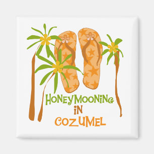 Honeymooning in Cozumel Magnet Magneet