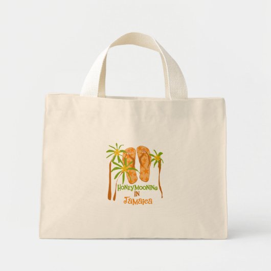 Honeymooning in Jamaica Mini Tote Bag (Voorkant)
