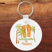 Honeymooning in Jamaica-Sleutelhanger Sleutelhanger (Voorkant)