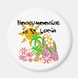 Honeymooning in St. Lucia Magneet
