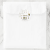 Honeypeb & Bee Raw Miel Étiquette Blanc (Sac)