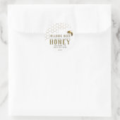 Honeypeb & Bee Raw Miel Étiquette Blanc (Sac)