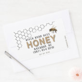 Honeypeb et Bee Miel Étiquette Kraft (Enveloppe)
