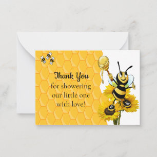 Honeypeb Honey Bee Merci Cartes