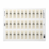 Honeypeb Skep Return Taille de l'adresse Étiquette (Feuille entière)