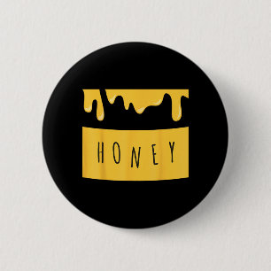 Honeypot Pot Honing Kostuum Ronde Button 5,7 Cm