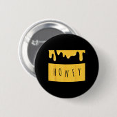 Honeypot Pot Honing Kostuum Ronde Button 5,7 Cm (Voorkant /achterkant)
