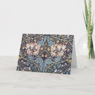 Honeysuckle Art Nouveau Fleurs Carte de voeux
