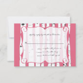Honeysuckle Birch Tree Wedding Response Kaart (Voorkant)
