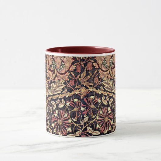 Honeysuckle, een  ontwerp van William Morris Mok (Midden)