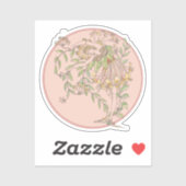 Honeysuckle fee -  fee van de tuin sticker (Vel)