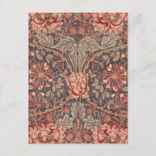 Honeysuckle, Floral Pattern by William Morris Briefkaart