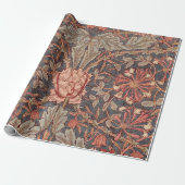 Honeysuckle, Floral Pattern by William Morris Cadeaupapier (Uitgerold)